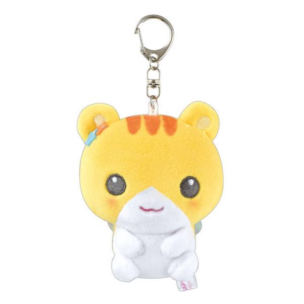 フワフワらびちゃん ぬいぐるみキーホルダー りす ダイカット