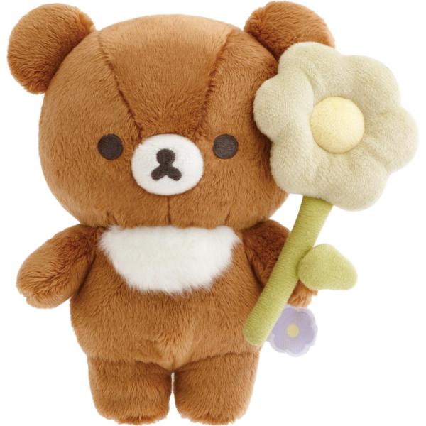リラックマ ぬいぐるみ チャイロイコグマ BASIC RILAKKUMA Flower