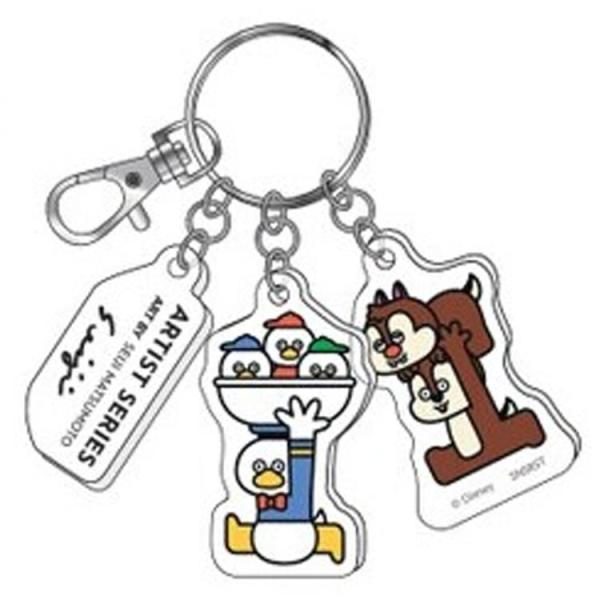 キーホルダー・アクリルキーホルダー suzukiiii ディズニー×松本セイジ 3連アクリルキーホルダー B 797311 松本セイジ