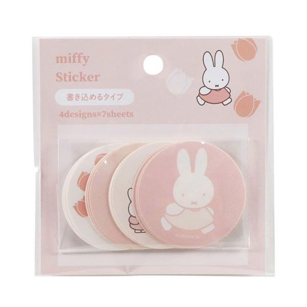 ミッフィー フレークシール ピンク 199973 フラワー Miffy