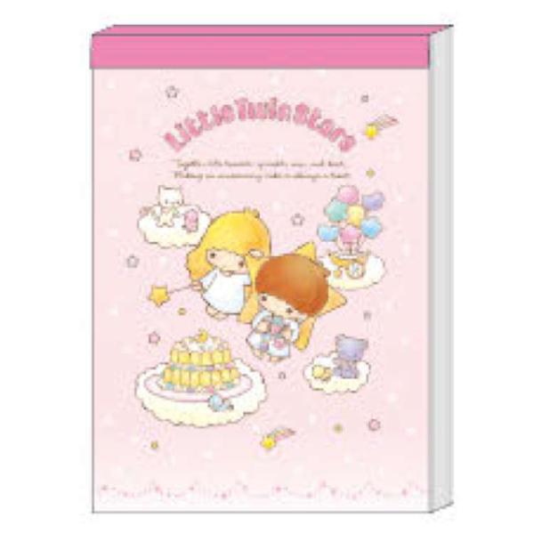 リトルツインスターズ メモミニ レトロ キキララ めも メモ帳 メモ紙