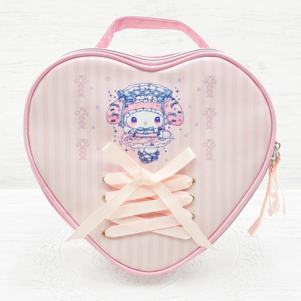 マイメロディ×DOLLY MIX ハート型バニティポーチ マリモクラフト