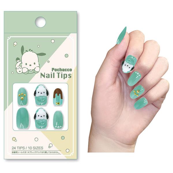 ポチャッコ ネイルチップ 345203 推し活グッズ デコネイル セルフ