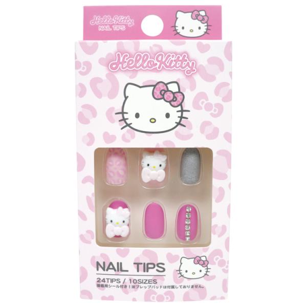 ハローキティ ネイルチップ ヒョウ柄 347214 SANRIO サンリオ