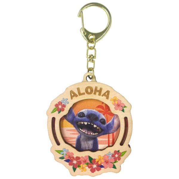 スティッチ ウッドキーホルダー 793147 リロ&スティッチ 実写 Disney