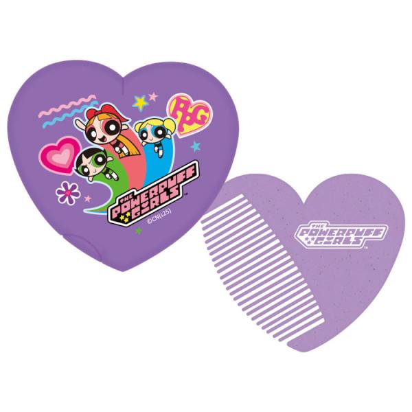 パワーパフガールズ ハート型ミラーコーム ステッカー 249411 パワパフ