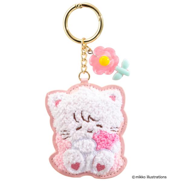 mikko illustrations ワッペンキーホルダー ムース 158430 推し活