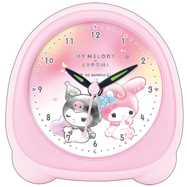 マイメロディ&クロミ キャラクターミニライトクロック 322498 SANRIO