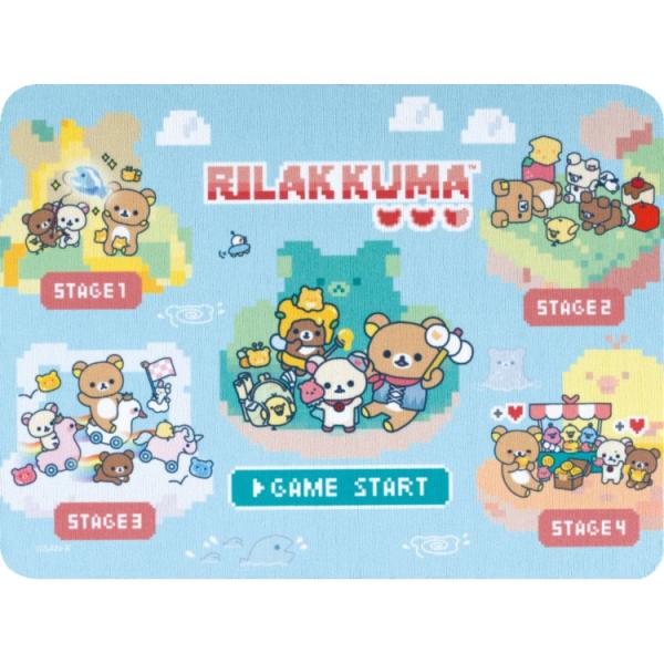［商品仕様］リラックマたちがゲームの世界に入っちゃった!?レトロでかわいいピクセルアートを取り入れた、ワクワクがいっぱいの『ゲーミングリラックマ』シリーズ☆【サイズ】約150×200mm【素材】ゴム、ポリエステル【生産国】中国【特長】マウス...