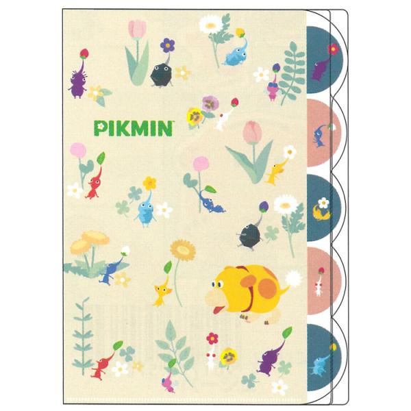 ピクミン A4ダイカットクリアファイル5P ちらばり 570327 第2弾