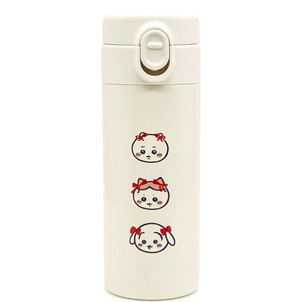ちいかわ ワンタッチステンレスボトル350ml 267592 リボン ハチワレ