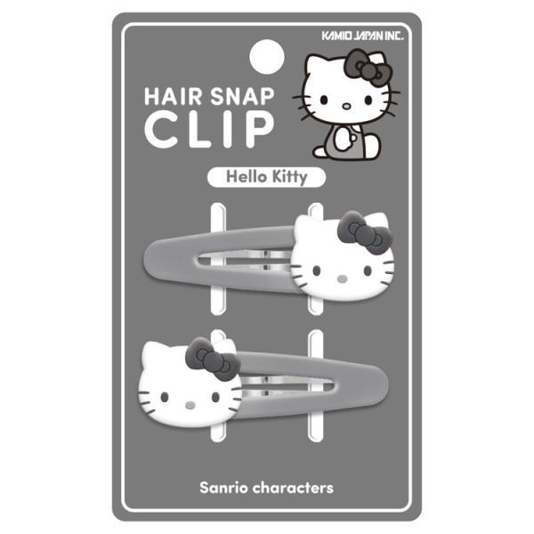 ハローキティ ヘアスナップクリップ モノクロ 066433 SANRIO サンリオ