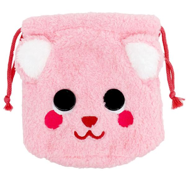 PostPet ぬいぐるみ巾着 コモモ 637976 ポストペット So-net ポスペ ピンクのクマ