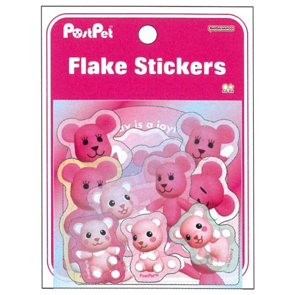 PostPet フレークシール ピンク 634067 ポストペット So-net ポスペ