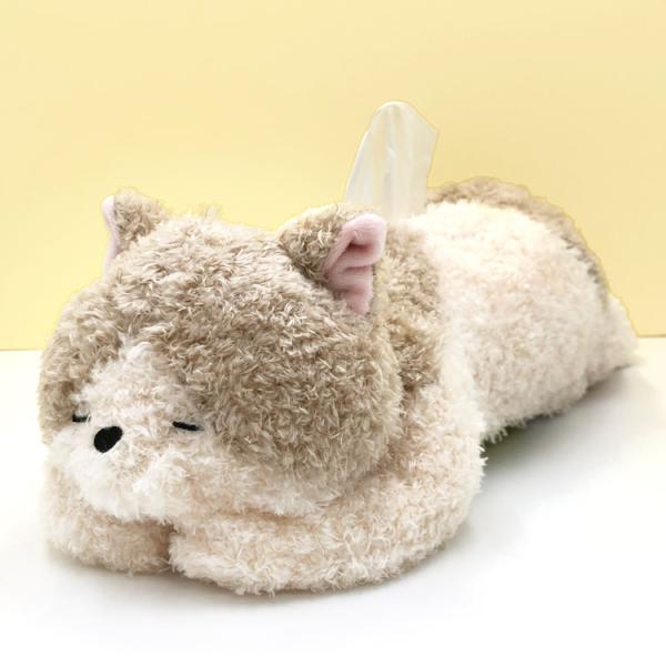 ［商品仕様］ラグドールのシュシュ CHOUCHOUおしゃれなハチワレ模様！気分屋でマイペース。【サイズ】約W150×H120×D400mm【仕様特長】・ボックスティッシュがそのまま入る！・キュートなおやすみフェイス♪・ハチワレと体の模様がか...