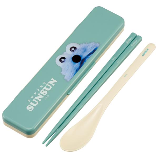 ［商品仕様］シリコンクッションが付いているので、持ち運びの際にカチャカチャ音が鳴りにくい食洗機対応コンビセット！ 使いやすい18cmのお箸とスプーンのセットです。 【サイズ】 ケース：約188×47×18mm 箸：約18cm スプーン：約1...