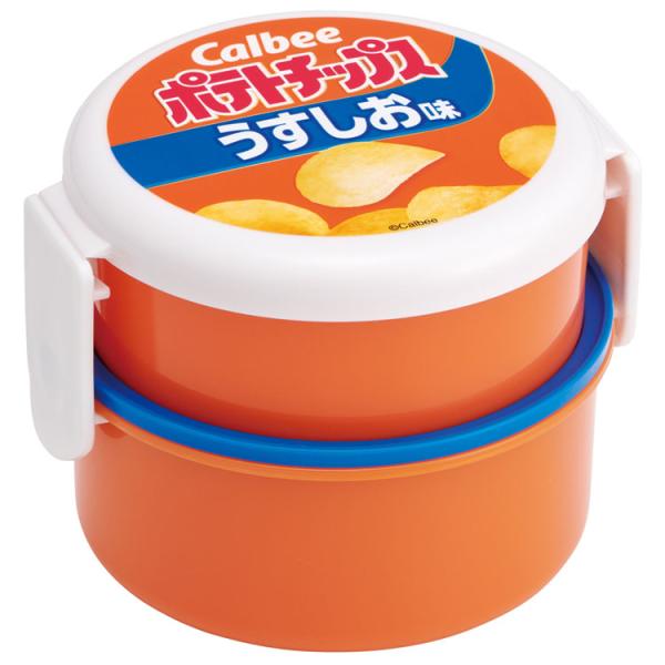 ポテトチップスうすしお味 ONWR1 抗菌丸型ランチボックス2段 カルビー