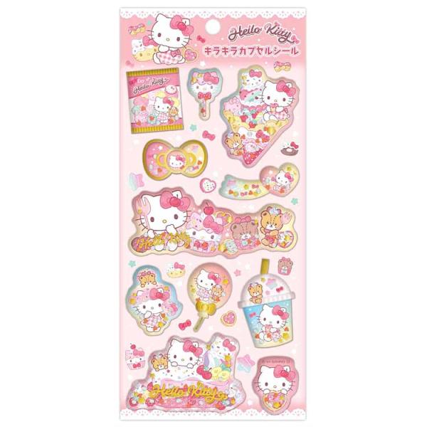 ハローキティ キラキラカプセルシール2 607883 SANRIO サンリオ
