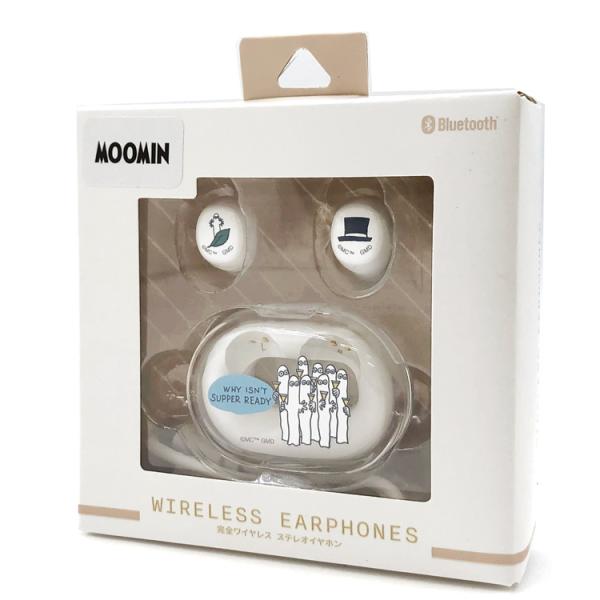 ムーミン 完全ワイヤレスクリアステレオイヤホン ニョロニョロ 138411