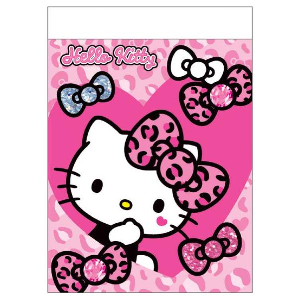 ハローキティ ミニメモ 068420 ギャルアート ビッグリボン SANRIO サンリオキャラクターズ