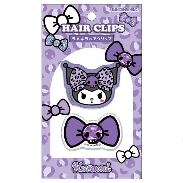 クロミ ラメキラヘアクリップ パープル 068901 ギャルアート ビッグ