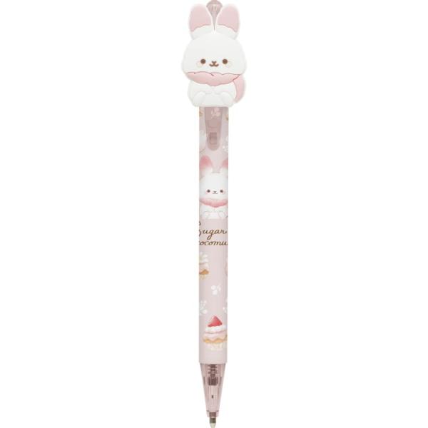 シュガーココムー マスコット付シャープペン0.5mm ピンク