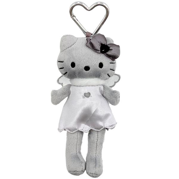 【未使用】エンジェルキティ　ラグマット ハローキティ スタイルアップマスコットエンジェルグレー HELLO