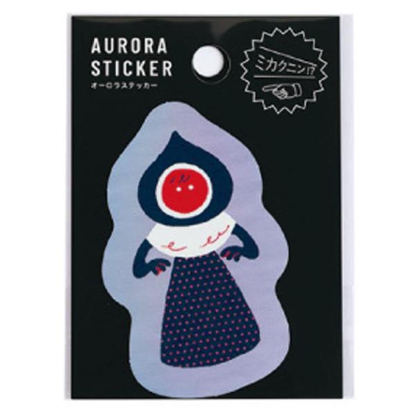 フラットウッズモンスター オーロラステッカー 988881 ミカクニン