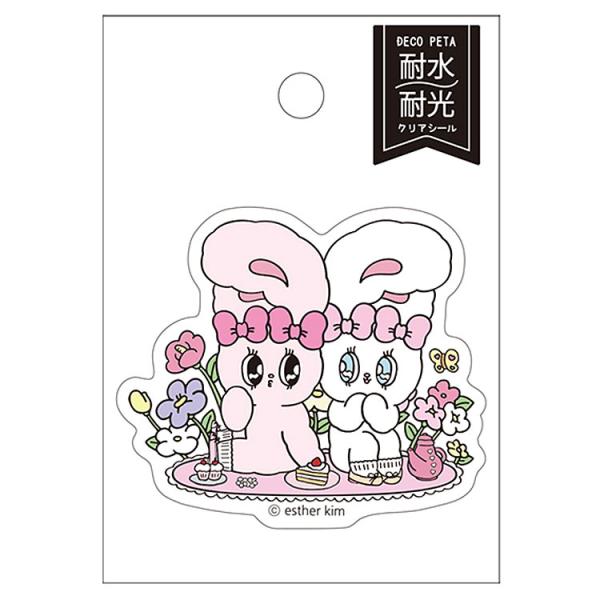 エスターバニー デコペタステッカー フラワー 307785 エスター・キム