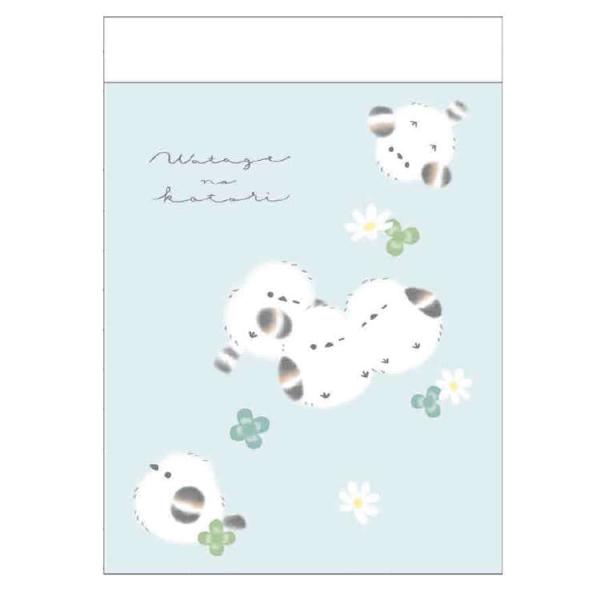 かわいいとり ミニメモ わたげのことり めも メモ帳 メモ紙 メッセージ