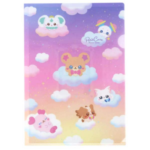 ぷちきゅあ クリアファイルA4 ピンク 035024 Precure Fairies