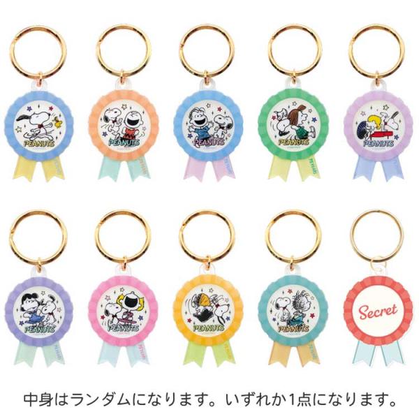 中身はランダム】スヌーピー シークレットロゼットレイヤーキーリング