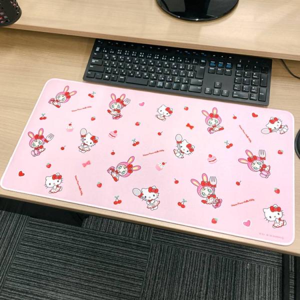 メゾピアノ×ハローキティ デスクマット チェリー 574431 Hello Kitty