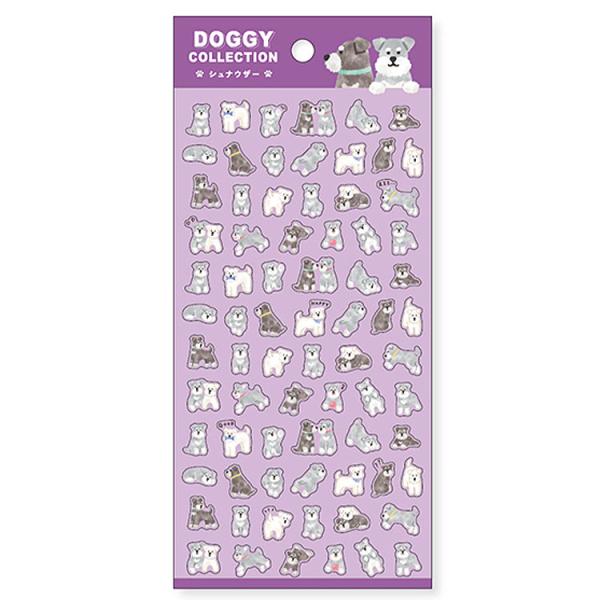 シュナウザー ミニシール 826144 ドギーコレクション : キャラクター