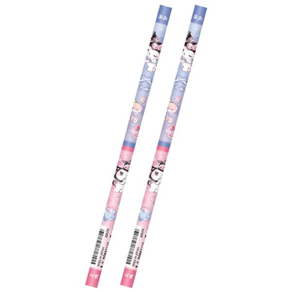 2本セット クロミ ノーマル鉛筆 赤青丸 ハート 338277 新学期 文具