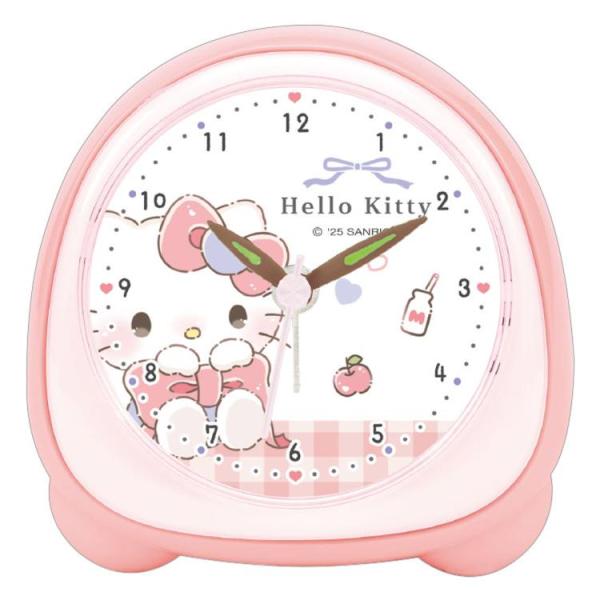 ハローキティ ミニライトクロック 347910 るんるんリボン Hello Kitty