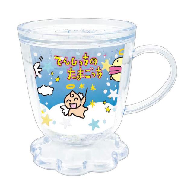 たまごっち カフェ型グリッターカップ てんしっち カフェカップ型