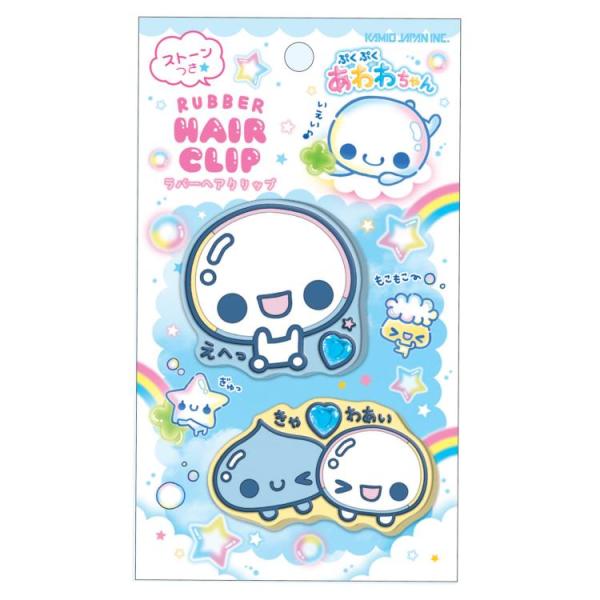 ぷくぷくあわわちゃん ストーン付きヘアクリップ わあい 303034 平成 