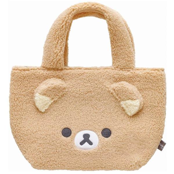リラックマ もこもこミニトートバッグ ベーシックリラックマ ブラウン