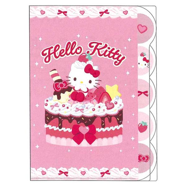 ハローキティ A4ダイカットクリアファイル5P 034720 Y2K 第3弾