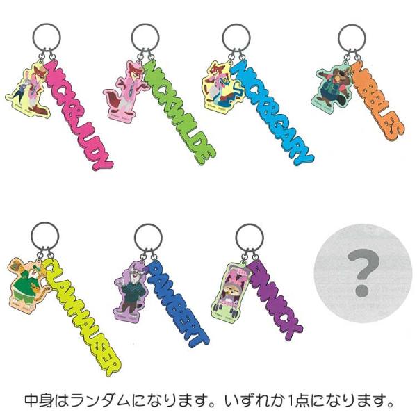 中身はランダム】ズートピア2 アルファベットアクリルチャーム 040127