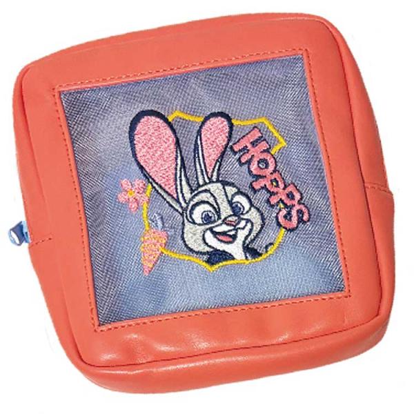ズートピア2 合皮メッシュ刺繍ポーチ ジュディ 216384 Disney