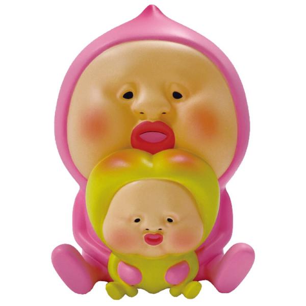 こびとづかん壁掛け＆置物＆貯金箱 こびとづかん ST-13CB コインバンク カクレモモジリとスモモノウチ