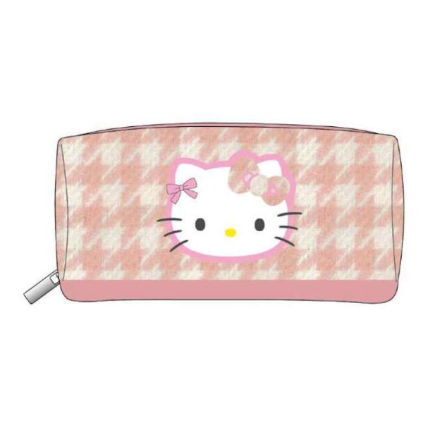 ハローキティ スクエアポーチ ピンク コスメポーチ ケース 小物入れ
