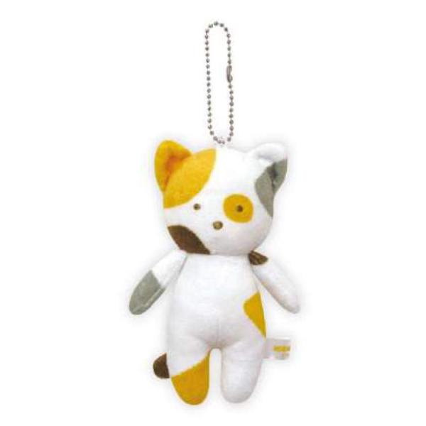 ノラネコランド　サンリオ　Sanrio ミケ　猫　ネコ　ぬいぐるみ　ペタ ノラネコランド ボールチェーンマスコット ミケ ダイカット ぬいぐるみ