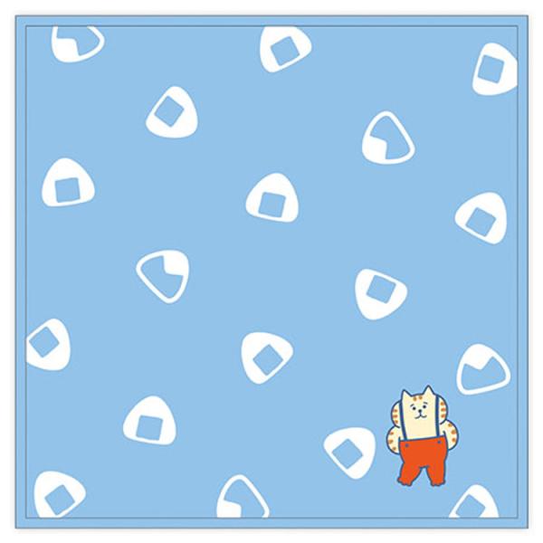 ごろごろにゃんすけ タオルハンカチ サスペブルー 956018 ミニタオル