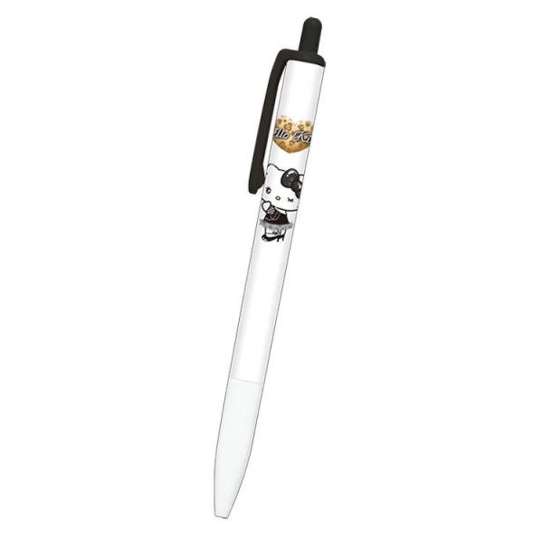ハローキティ ボールペン ブラックリボン 黒ペン ペン 単色 筆記具