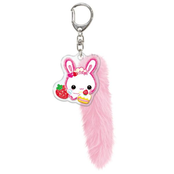 ふわらひキーホルダー フワフワらびちゃん しっぽ付きキーホルダー 363507 平成キャラクター
