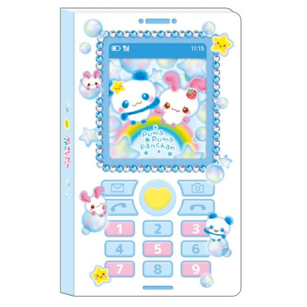 ぷわぷわパンちゃん ガラケー風窓あきメモ 308701 平成ファンシー 平成