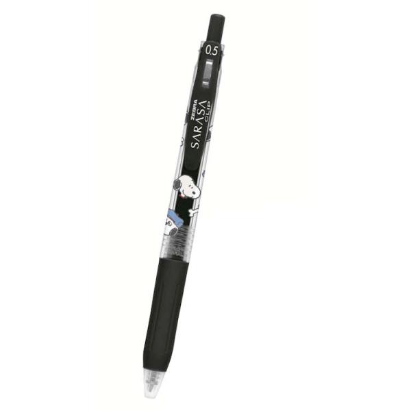スヌーピー SARASAボールペン スヌーピーとオラフ サラサクリップ 黒色